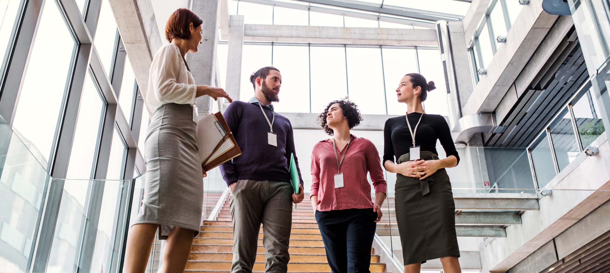 Staff Hallway Discussion